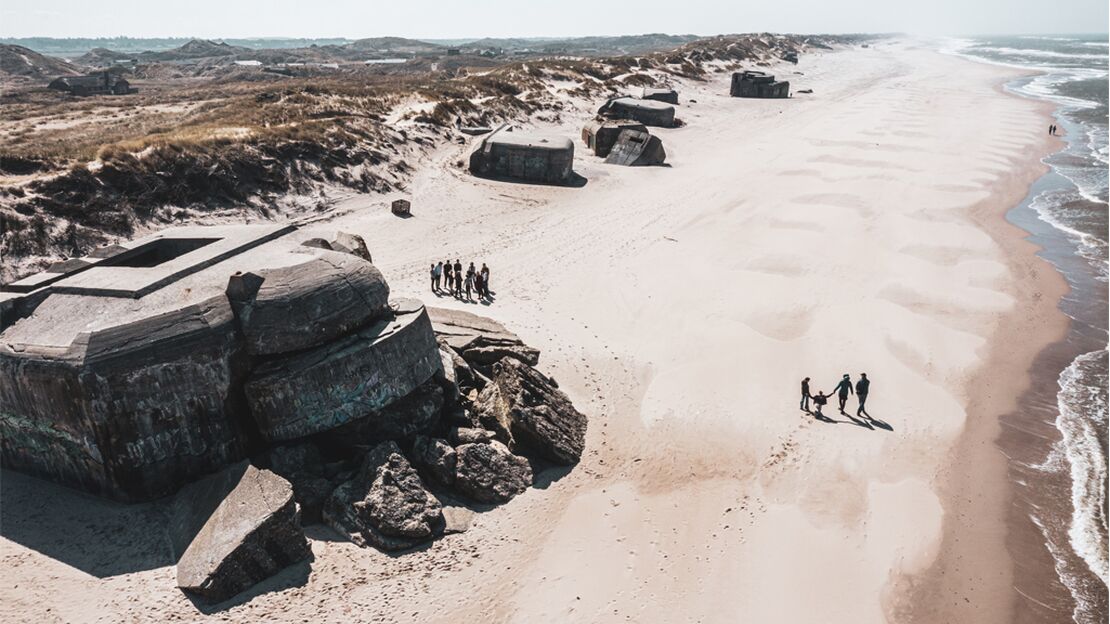Bunkertur ved Houvigfæstningen med Ringkøbing Fjord Museer (Dansk Guide)