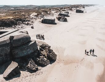 Bunkertur ved Houvigfæstningen med Ringkøbing Fjord Museer (Dansk Guide)