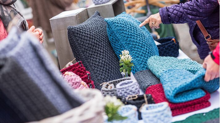 Handicrafts market in Ringkøbing