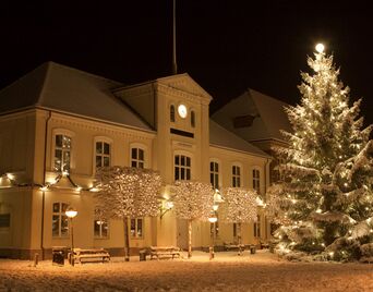 Juletræstænding i Ringkøbing
