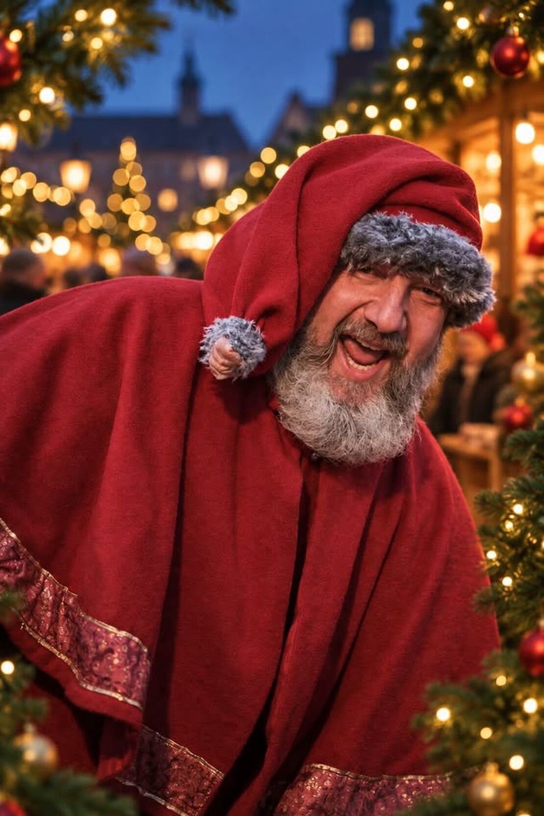 Mød julemanden - julesang & gåtur i gaderne