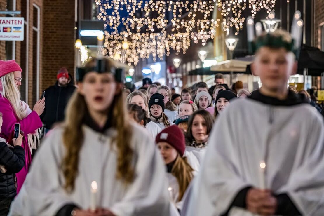 Santa Lucia på torvet
